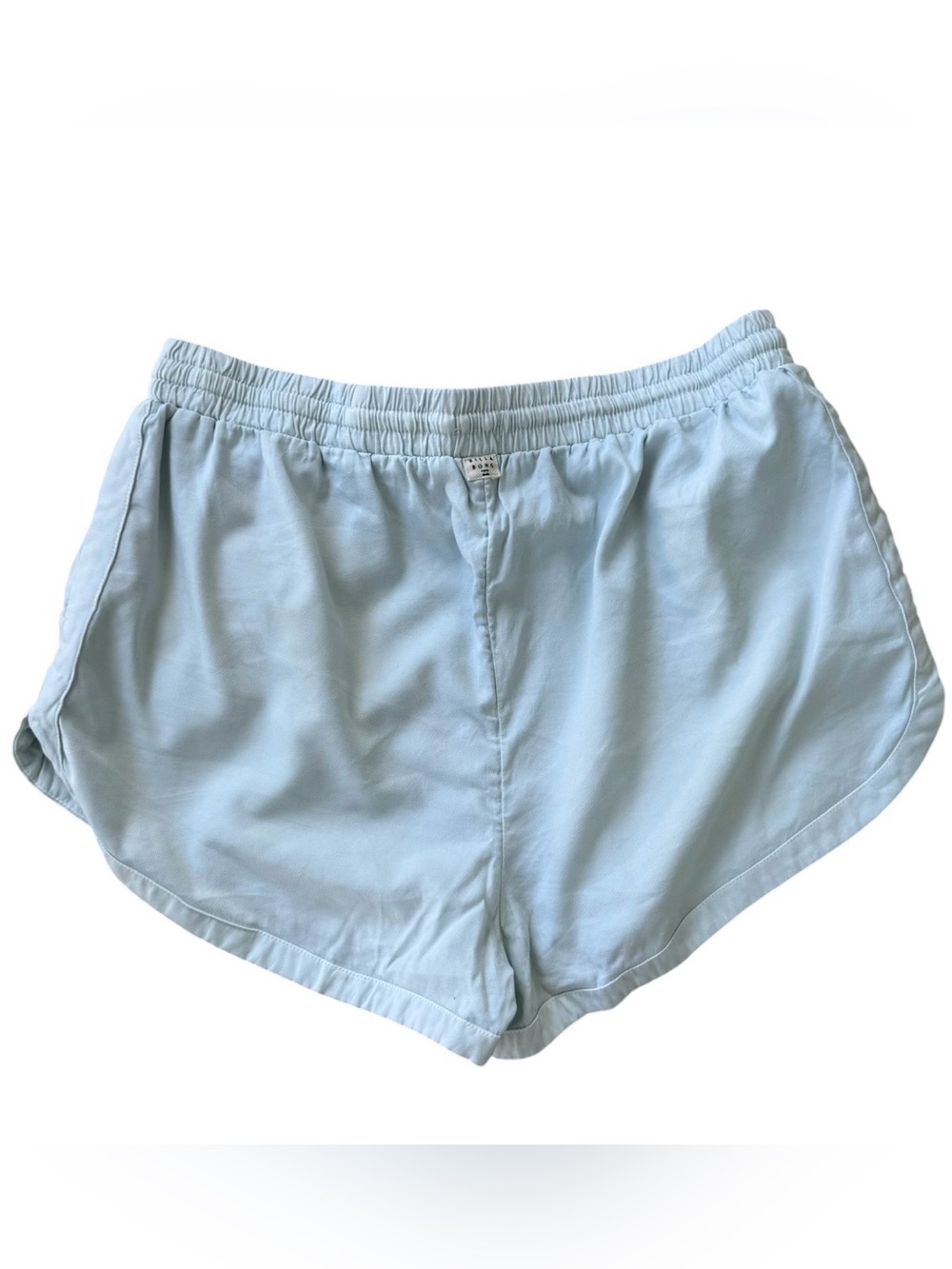 Billabong Road Trippin Shorts Washed Chambray light Blue curved hem pull on XL - Picture 6 of 9